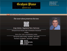 Tablet Screenshot of grahampianos.com